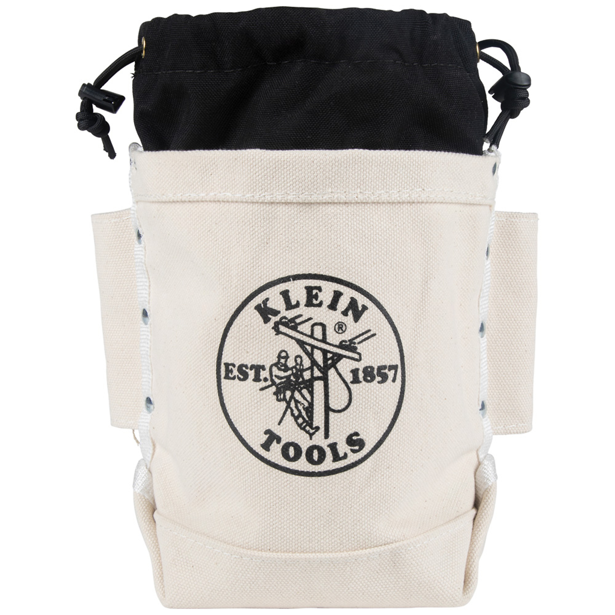 Klein Tools, Bolt Bag, Top Closing Tool Pouch with Tunnel Conne, Color Multi, Pockets (qty.) 2 Material Canvas, Model# 5416TC